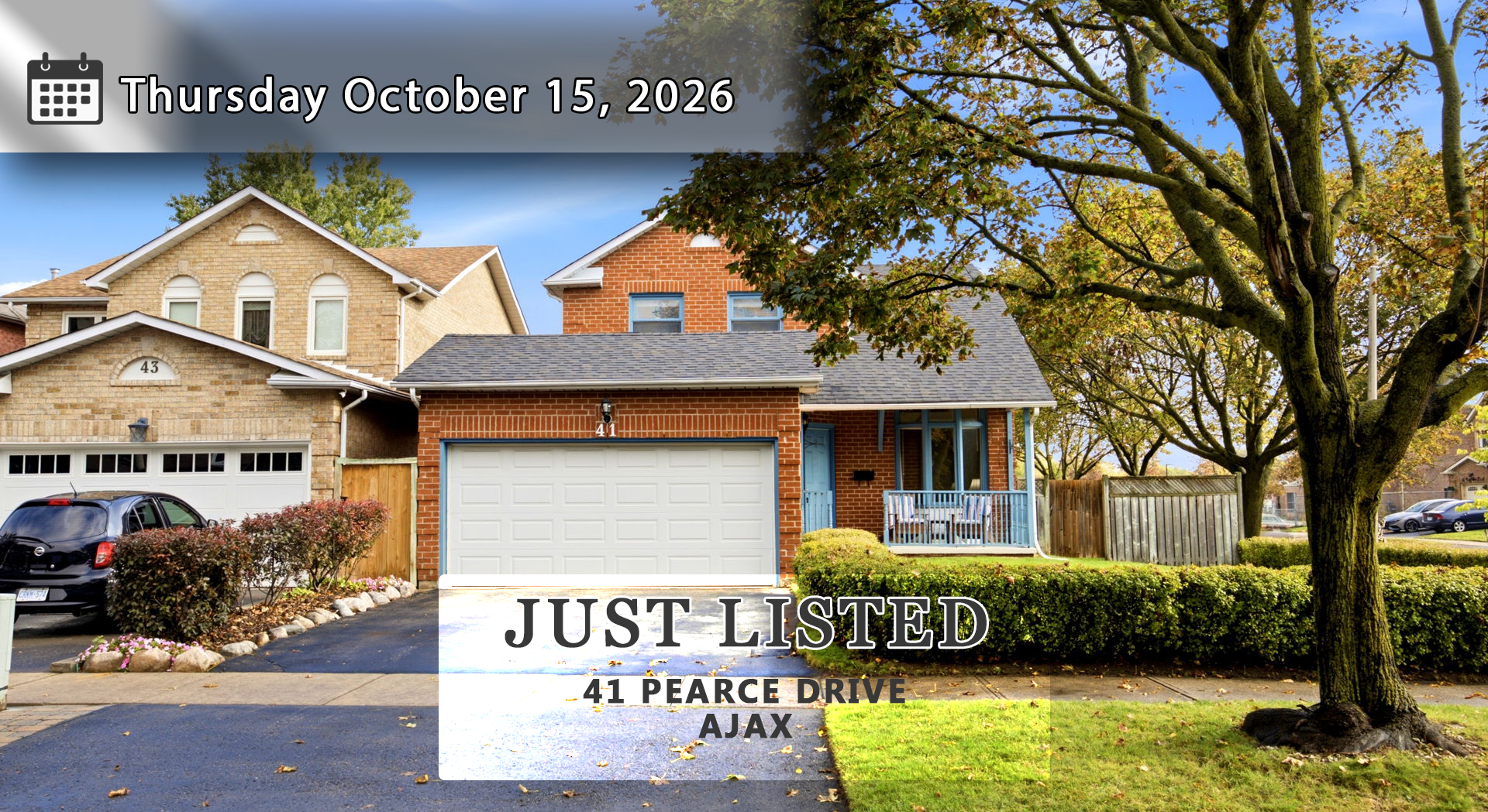Just Listed: Detached 2-Storey Home With Double Garage in North Ajax for $799,000!