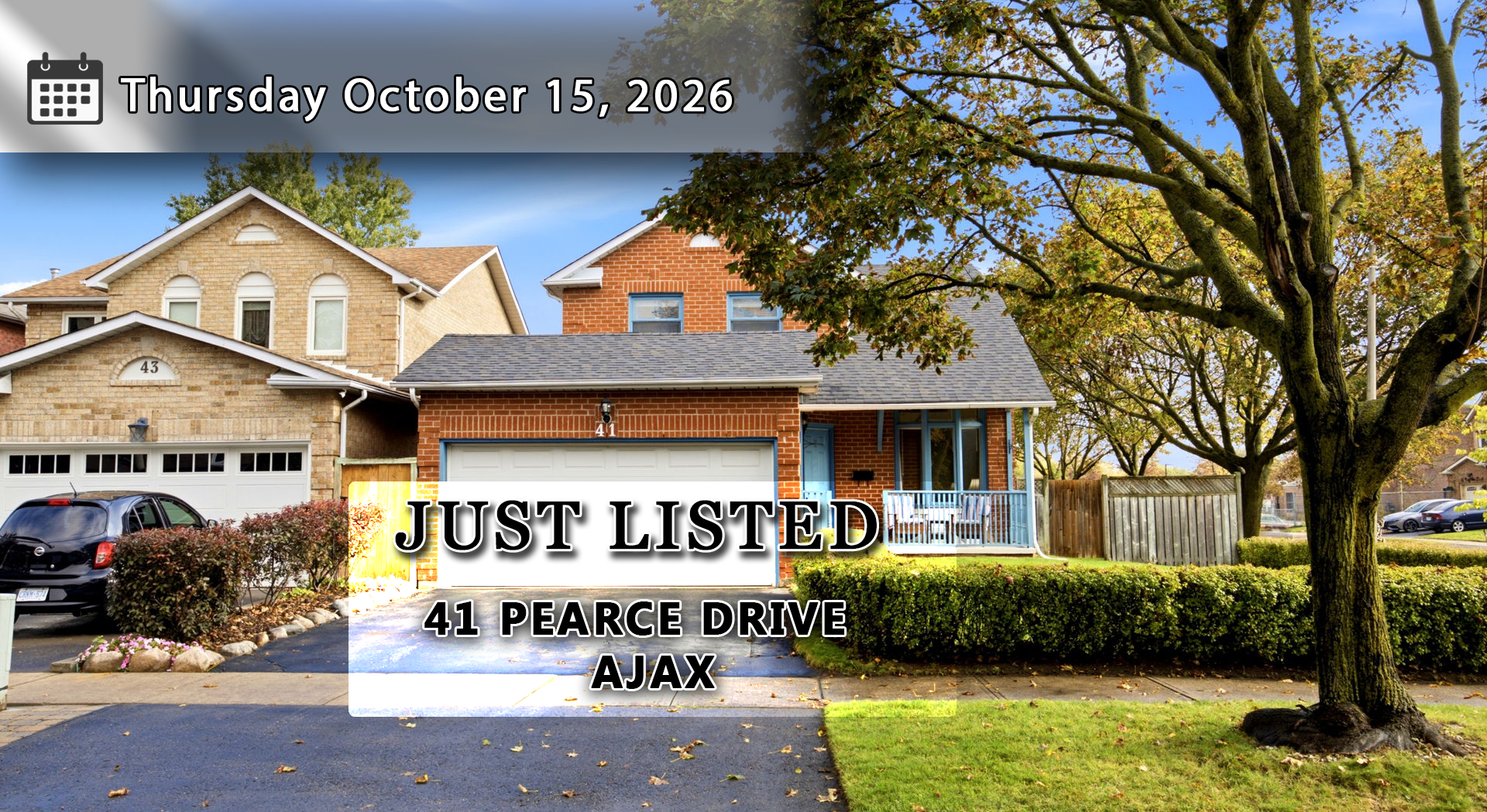 Just Listed: Detached 2-Storey Home With Double Garage in North Ajax for $799,000!